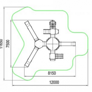 Детский игровой комплекс ИКС-БИО-1.8